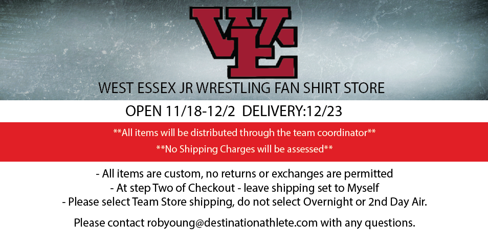 West Essex Youth Wrestling Fan Shirt