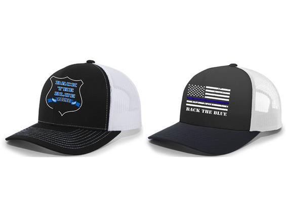 Back The Blue Trucker Hats