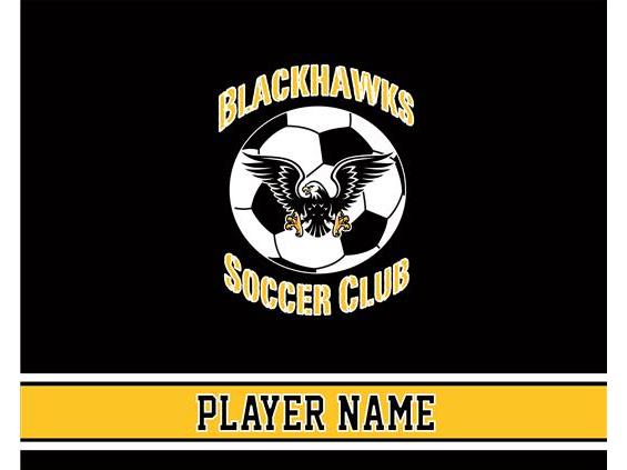 Blackhawks SC Sublimated Fleece Blanket