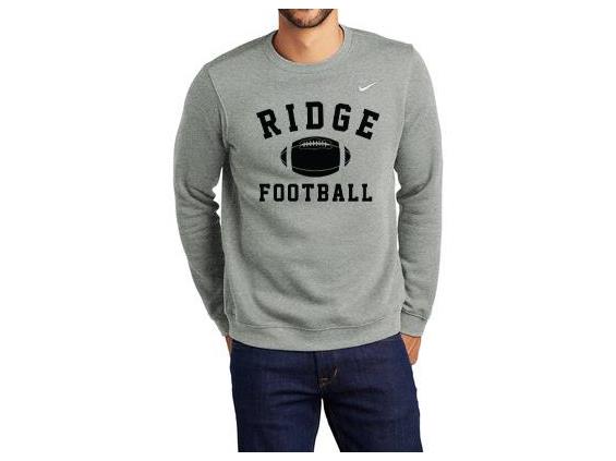Ridge HS Football Nike Crew Sweatshirt