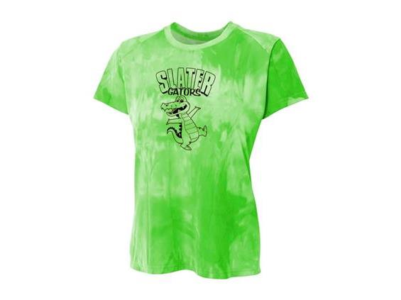 Women&#39;s Tie-Dye Green Slater T-Shirt