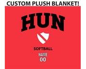 Hun Personalized Sublimated Blanket