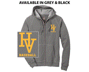 HV Baseball Full Zip Hooded Sweatshirt