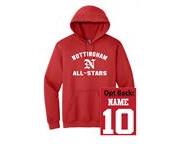NLL All-Stars Red Cotton Hoodie