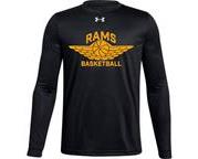 Under Armour Youth &amp; Men&#39;s Rams BBall Long Sleeve T-Shirt