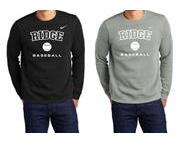 Ridge Baseball Nike Crew Sweatshirt