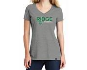 Ridge Baseball Ladies New Era V-Neck Tee