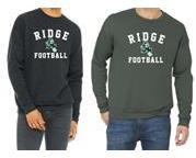 Ridge Football Bella &amp; Canvas Crew Sweatshirt