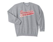 Crew Neck Sweatshirt is (Bloomfield tail logo)