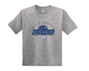 Unisex T-shirt ( Mountaineer Head Cheer logo)