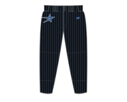 Custom Black with Carolina blue pin stripe pants