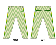 Pin Stripe Pro Style Full-Length Pants (Tighter Fit)