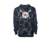 UNISEX MIDWEIGHT TIE DYE HOODED PULLOVER