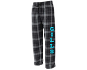 GILLS Flannel Pants Leg Logo