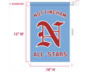 NLL All-Stars Garden Flag