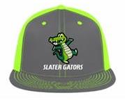 Graphite &amp; Neon Green Slater Snapback Hat
