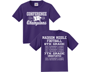 MMS FB Conference Champs Tee