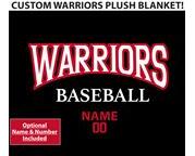 SP Warriors Custom Plush Blanket