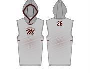 Sublimated Compression Sleeveless Hoodie